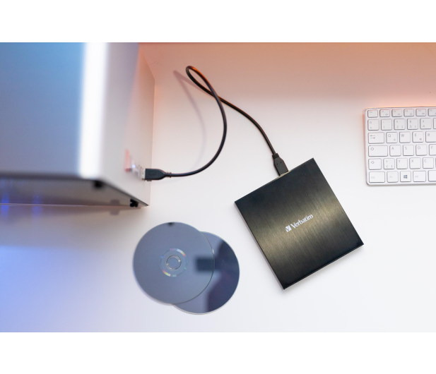 Verbatim External Slimline CD/ DVD Writer USB 3.2 GEN 1 - 1050590 - zdjęcie 5